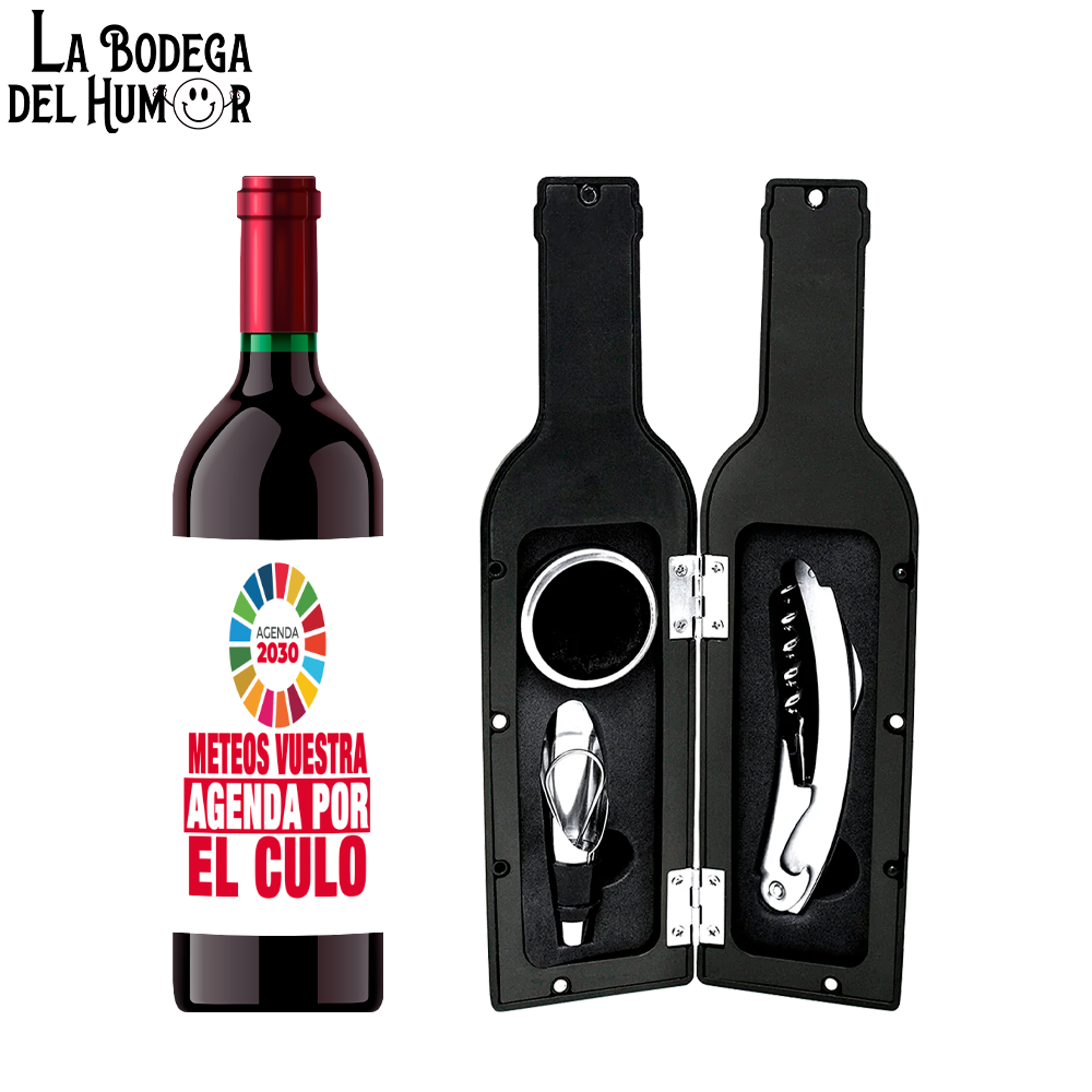 Kit Sacacorchos Premium "Agenda 2030"