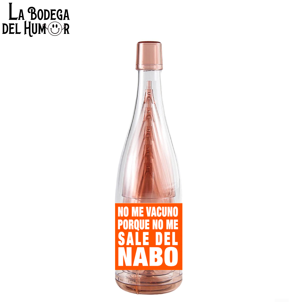 Kit de Vasitos Chupito "No me vacuno porque no me sale del nabo" 6u