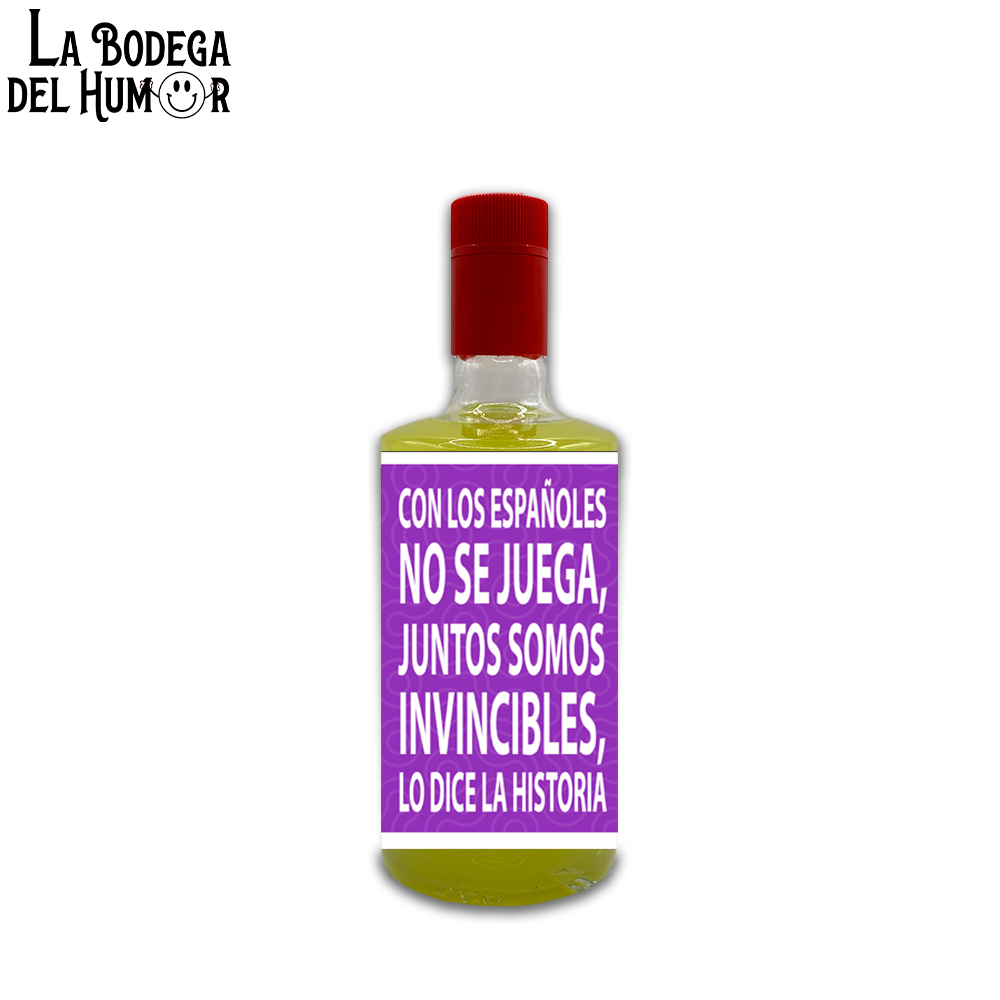 Limoncello "Con los españoles no se juega" 50cl