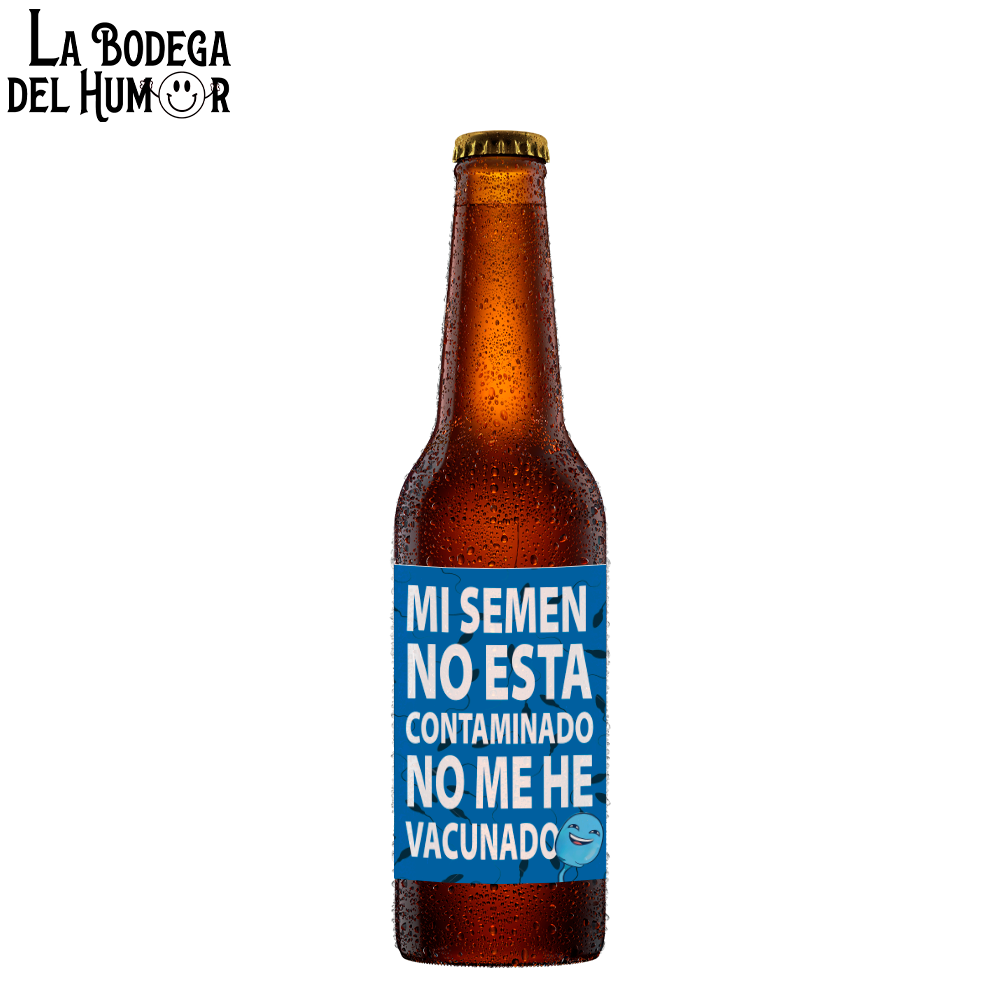 Cerveza Artesana "Mi semen no está contaminado" 33cl