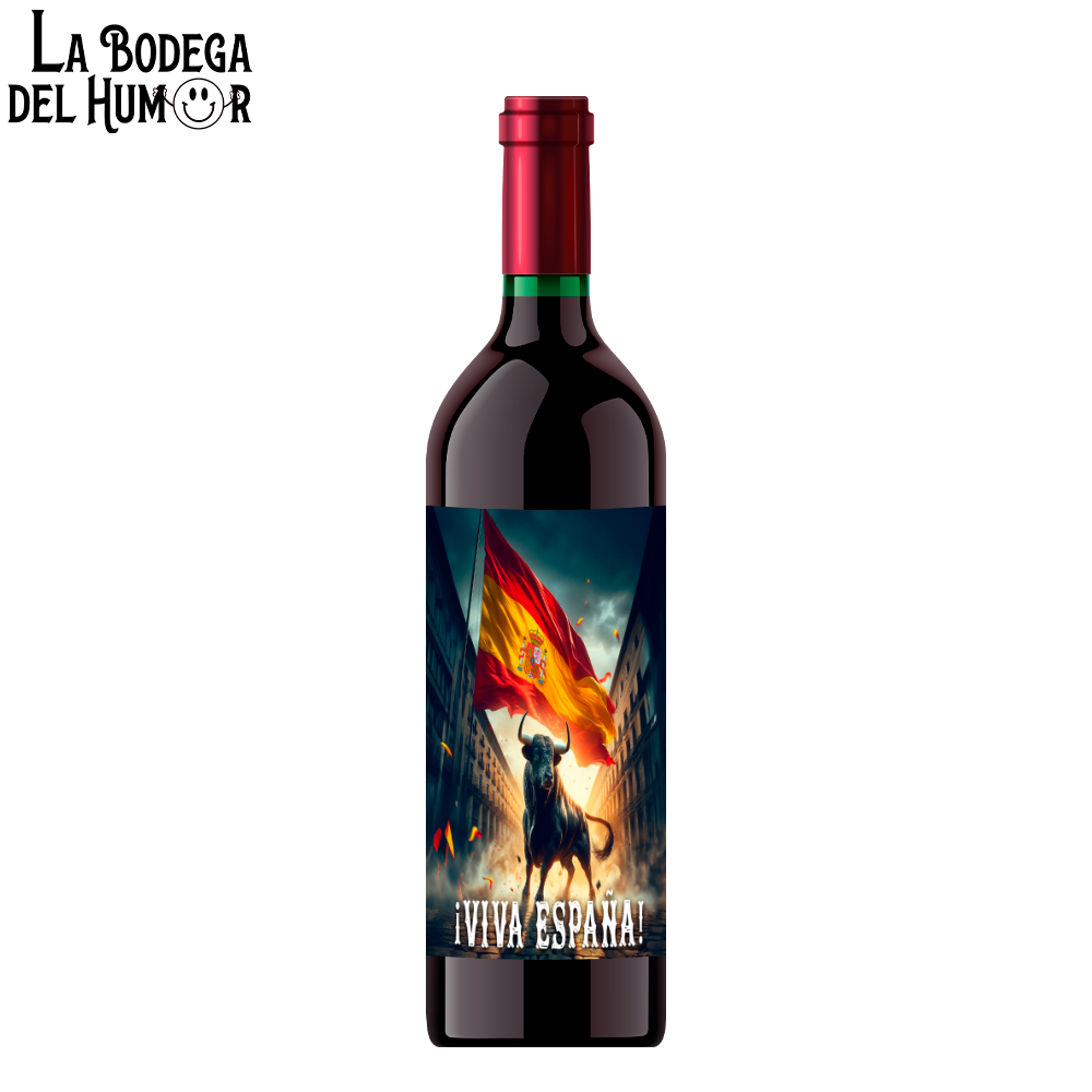Botella de Vino "Viva España Toro"