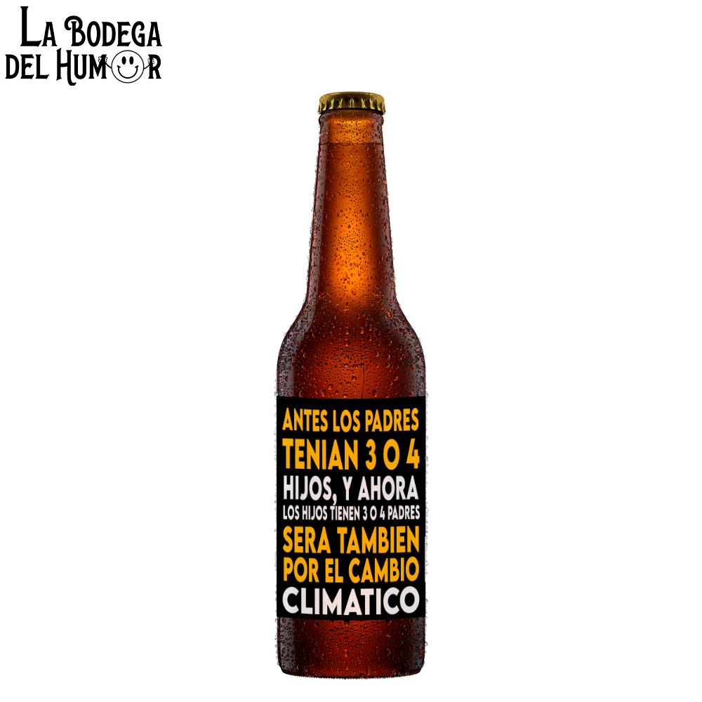 Cerveza Artesana "Antes los padres tenían 3 o 4 hijos" 33cl