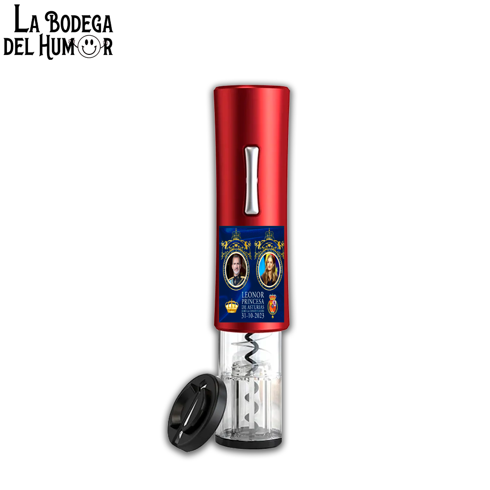 Sacacorchos Eléctrico Rojo "Leonor 2"