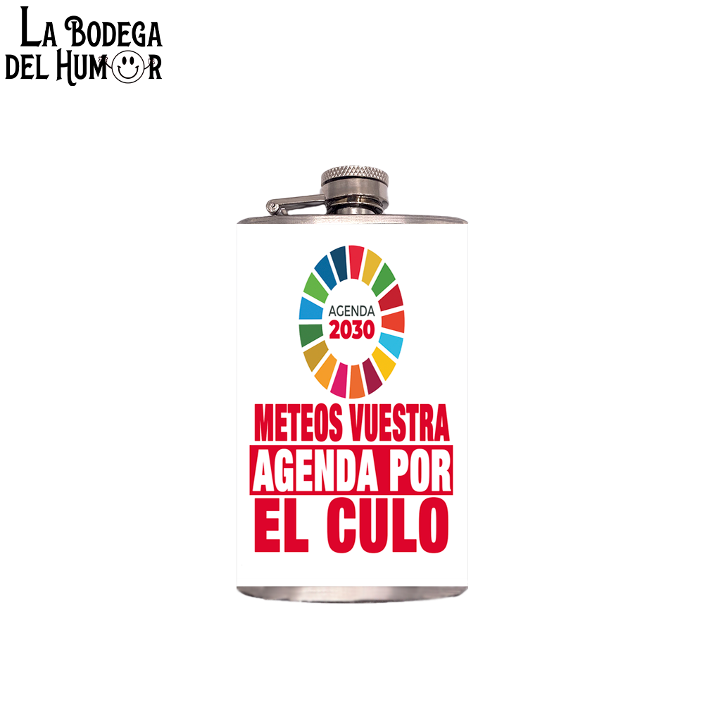 Petaca de Bolsillo "Agenda 2030" 200ml
