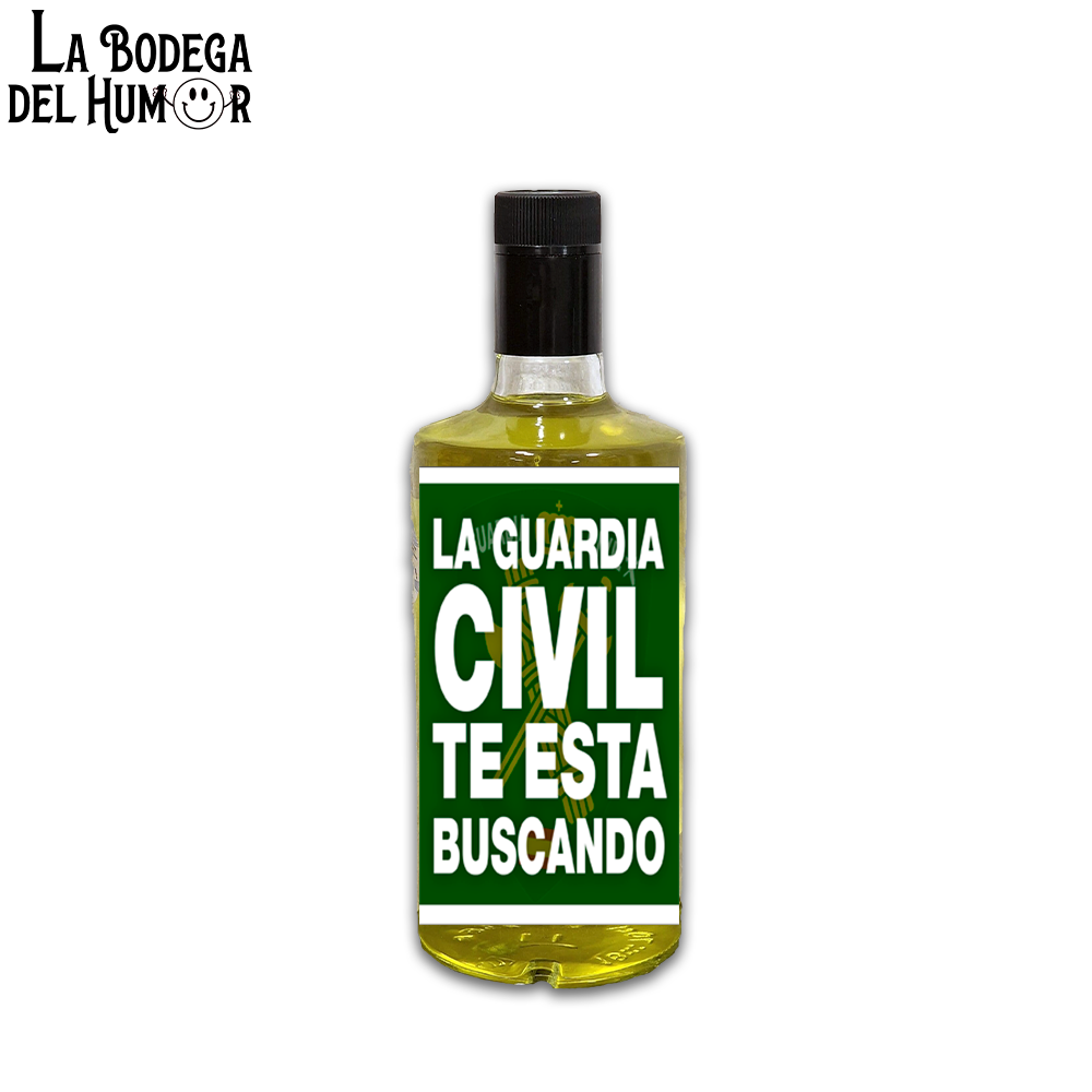 Licor de Hierbas "La Guardia Civil te está buscando" 70cl