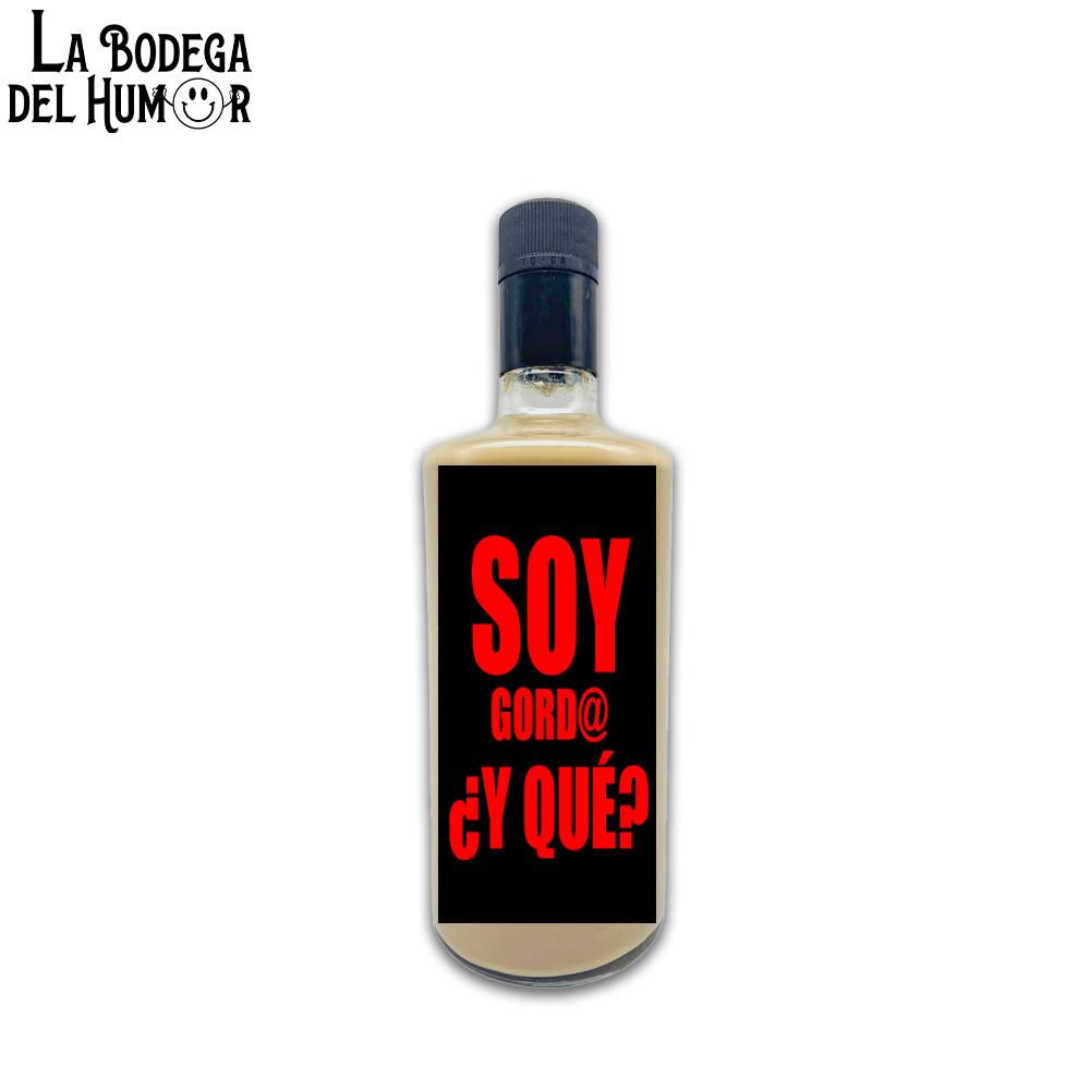Licor de Café "Soy gordo, ¿y qué?" 70cl