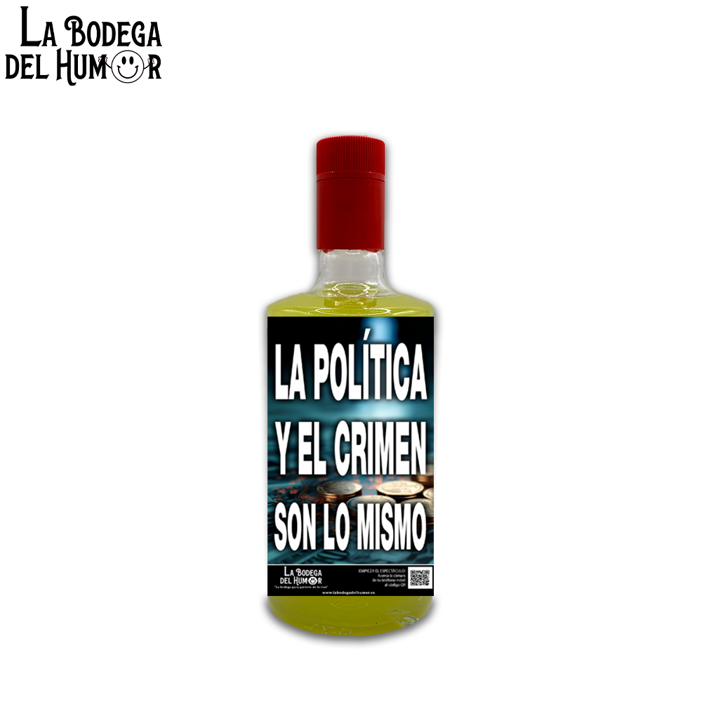 Limoncello "La Política y el Crimen es lo mismo" 50cl
