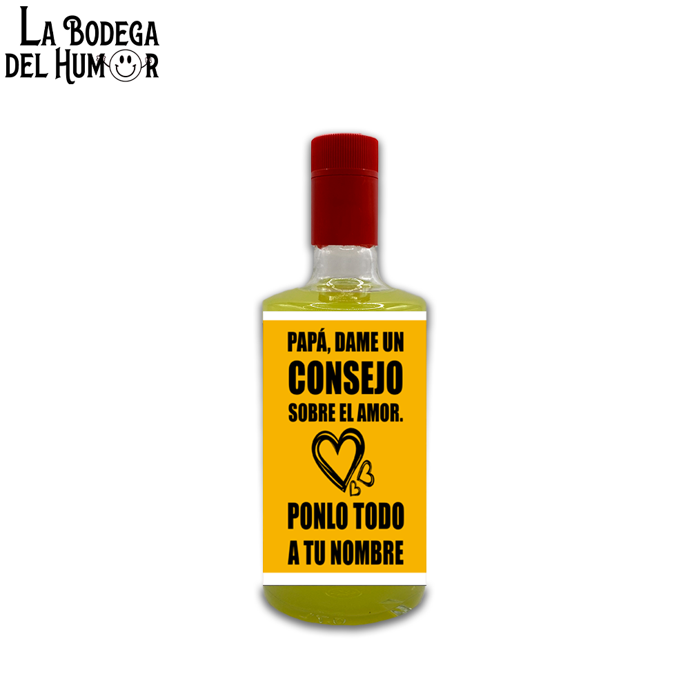 Limoncello "Papá, dame un consejo sobre el amor" 50cl