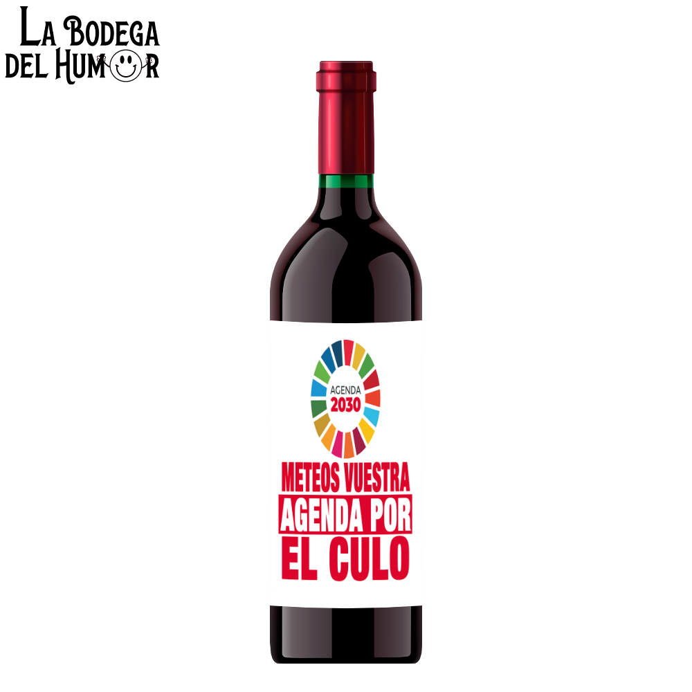 Botella de Vino "Agenda 2030"