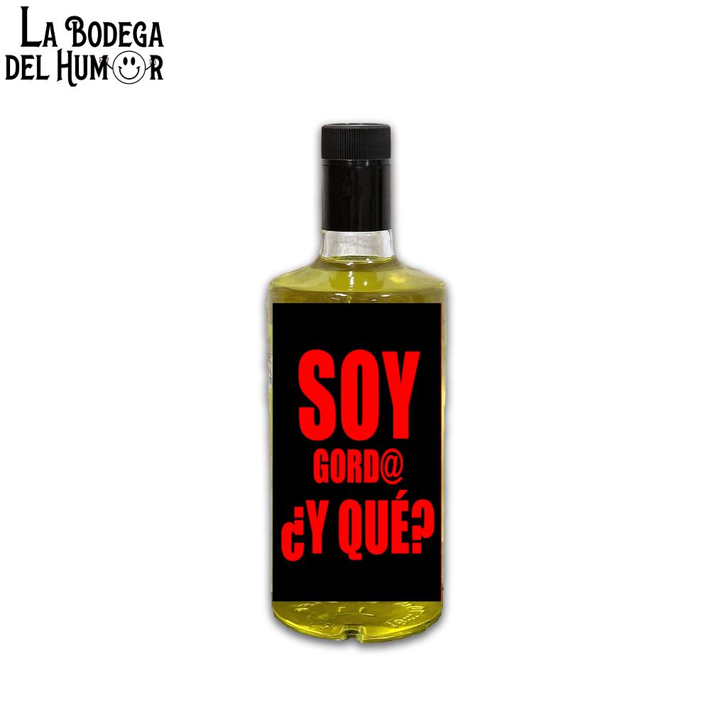 Licor de Hierbas "Soy gordo, ¿y qué?" 70cl