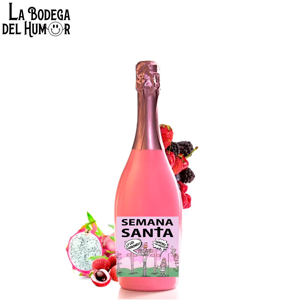 Botella de Champin "Semana Santa Sánchez" 750ml