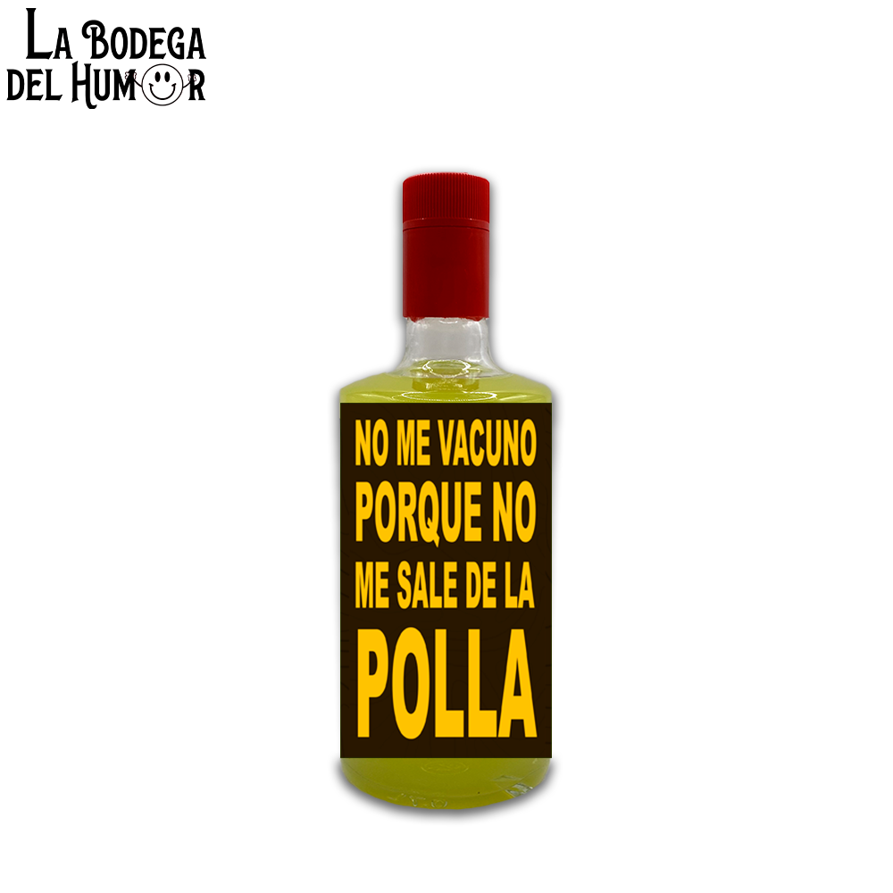 Limoncello "No me vacuno porque no me sale de la polla" 50cl