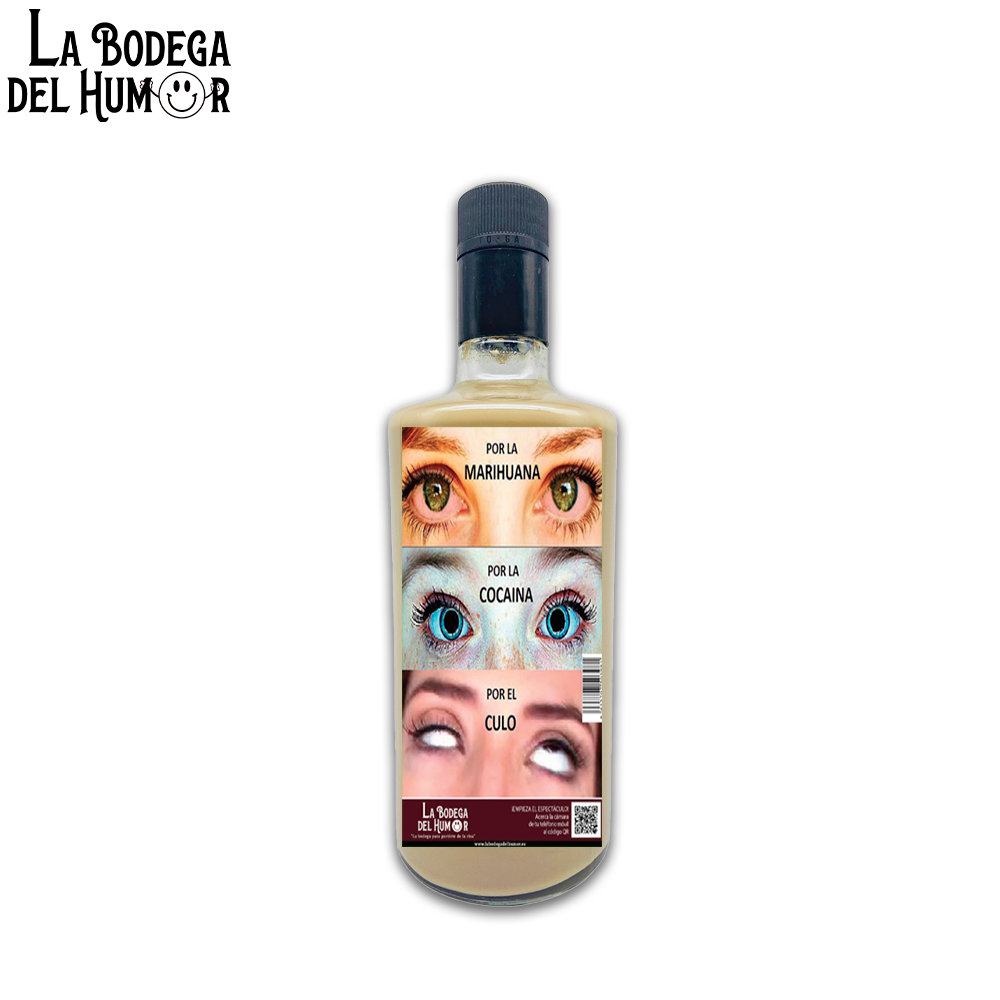 Licor de Café "Por la Marihuana, por la cocaína, por el culo" 70cl