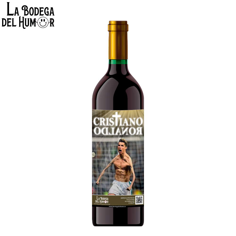 Botella de Vino "Cristiano Ronaldo"