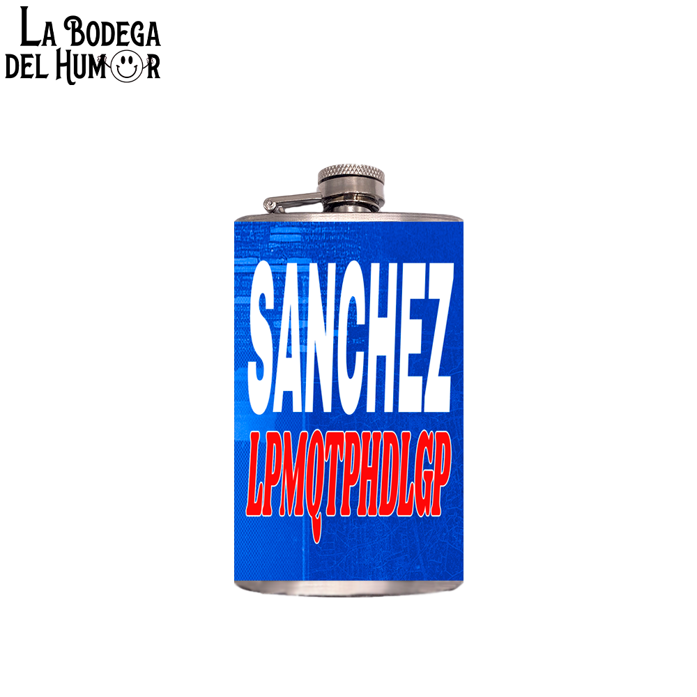 Petaca de Bolsillo "Sánchez LMQTPHDLGP" 200ml