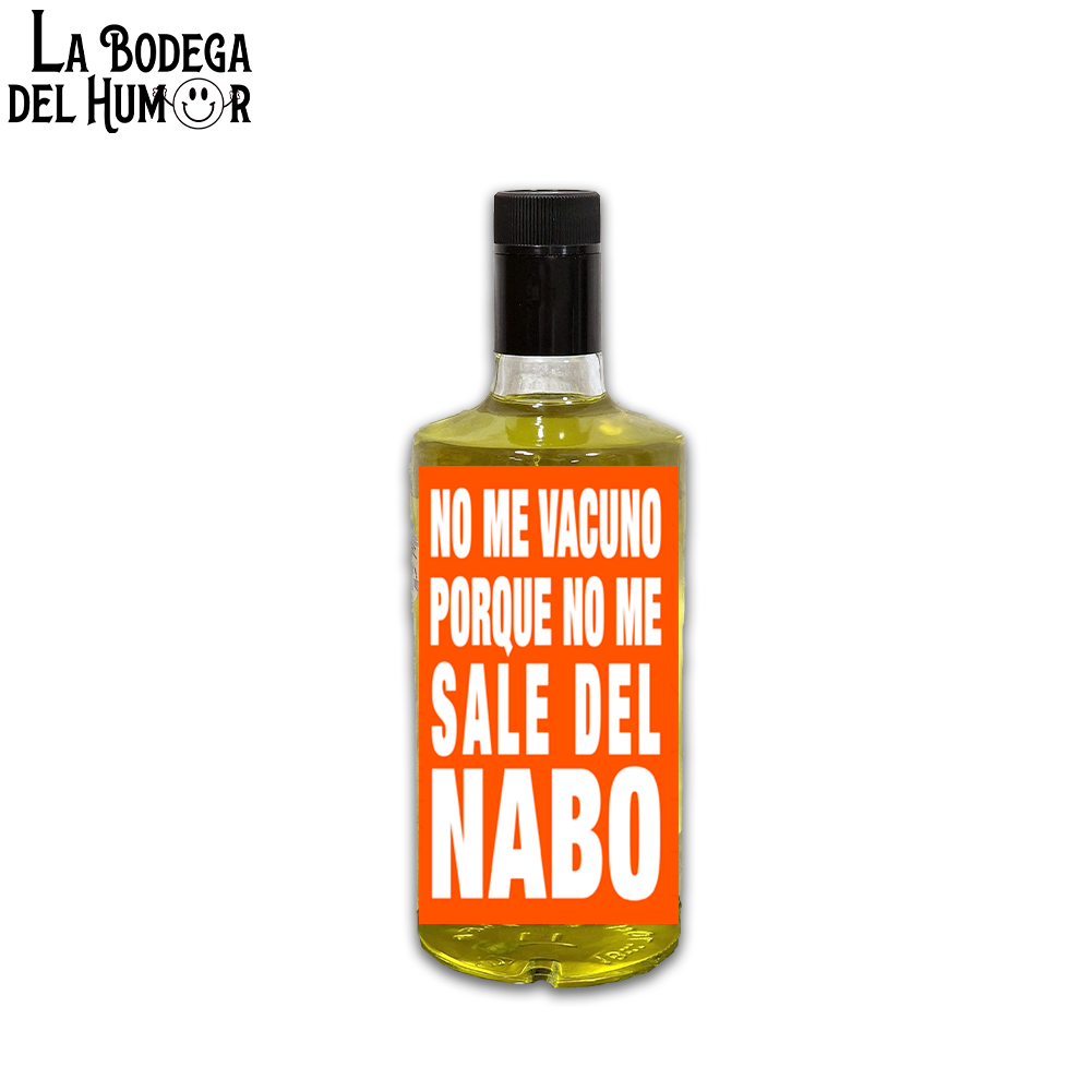 Licor de Hierbas "No me vacuno porque no me sale del nabo" 70cl