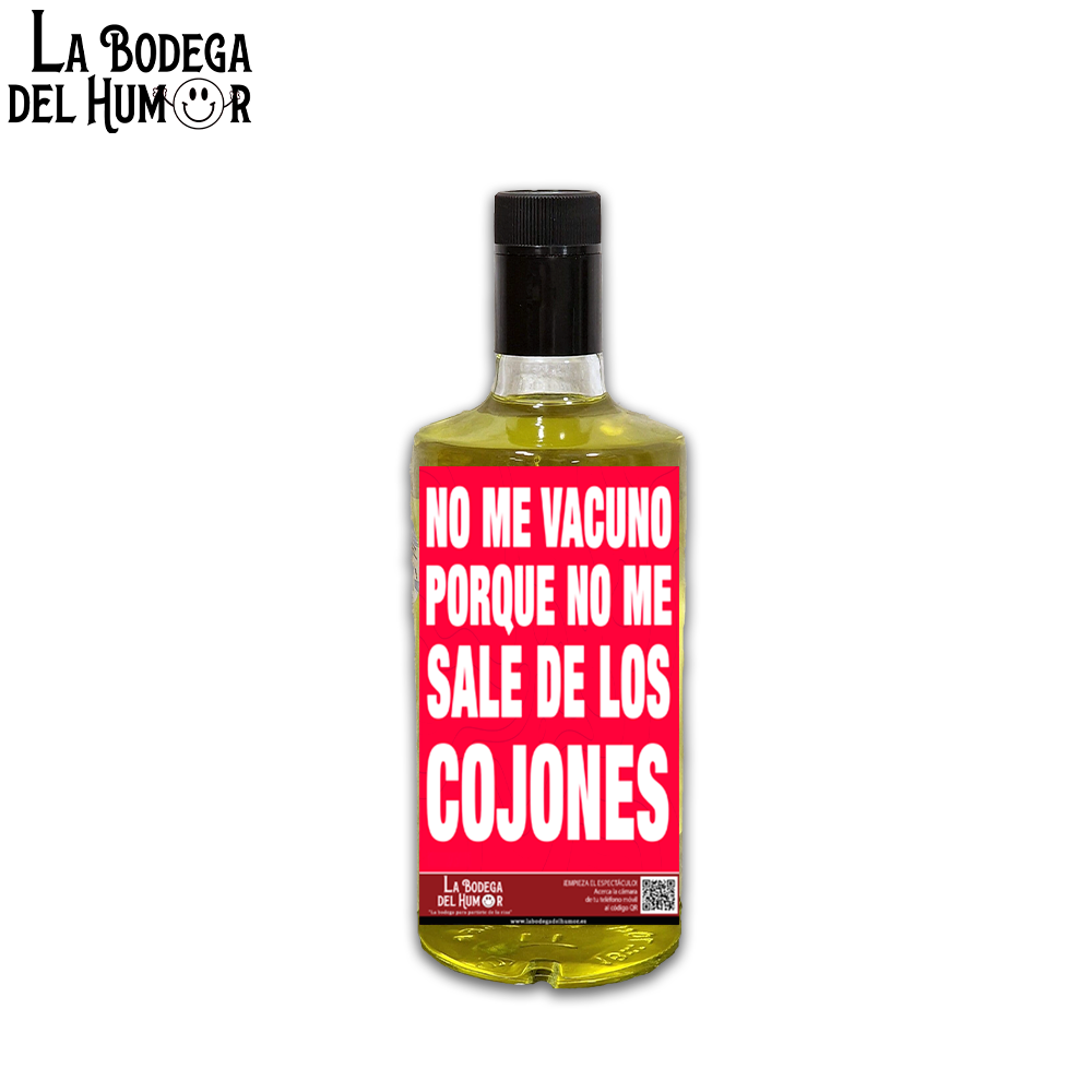 Licor de Hierbas "No me vacuno porque no me sale de los cojones" 70cl
