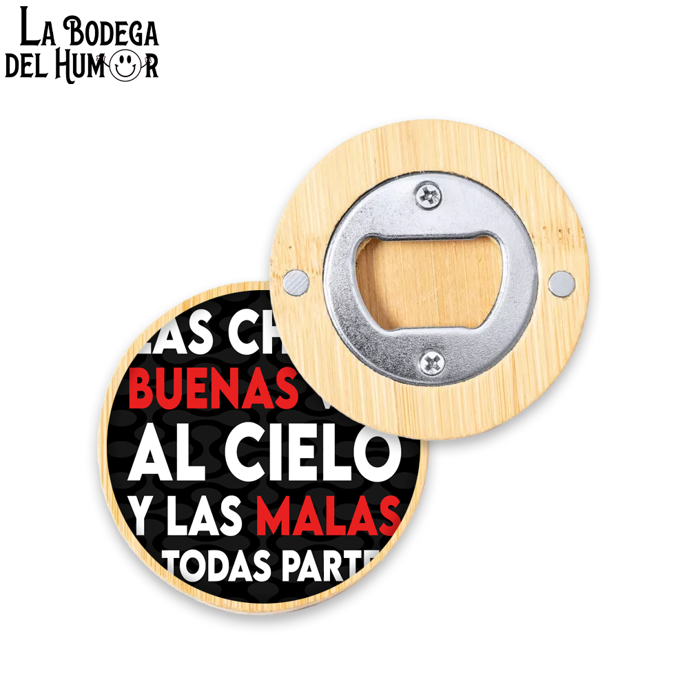 Abrebotellas Diseño "Las chicas buenas y malas" Tipo 2