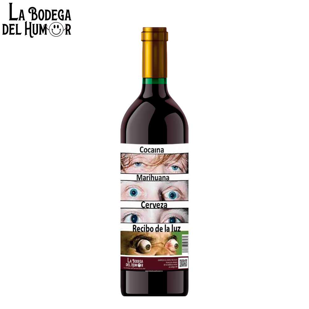 Botella de Vino "Recibo de la Luz"
