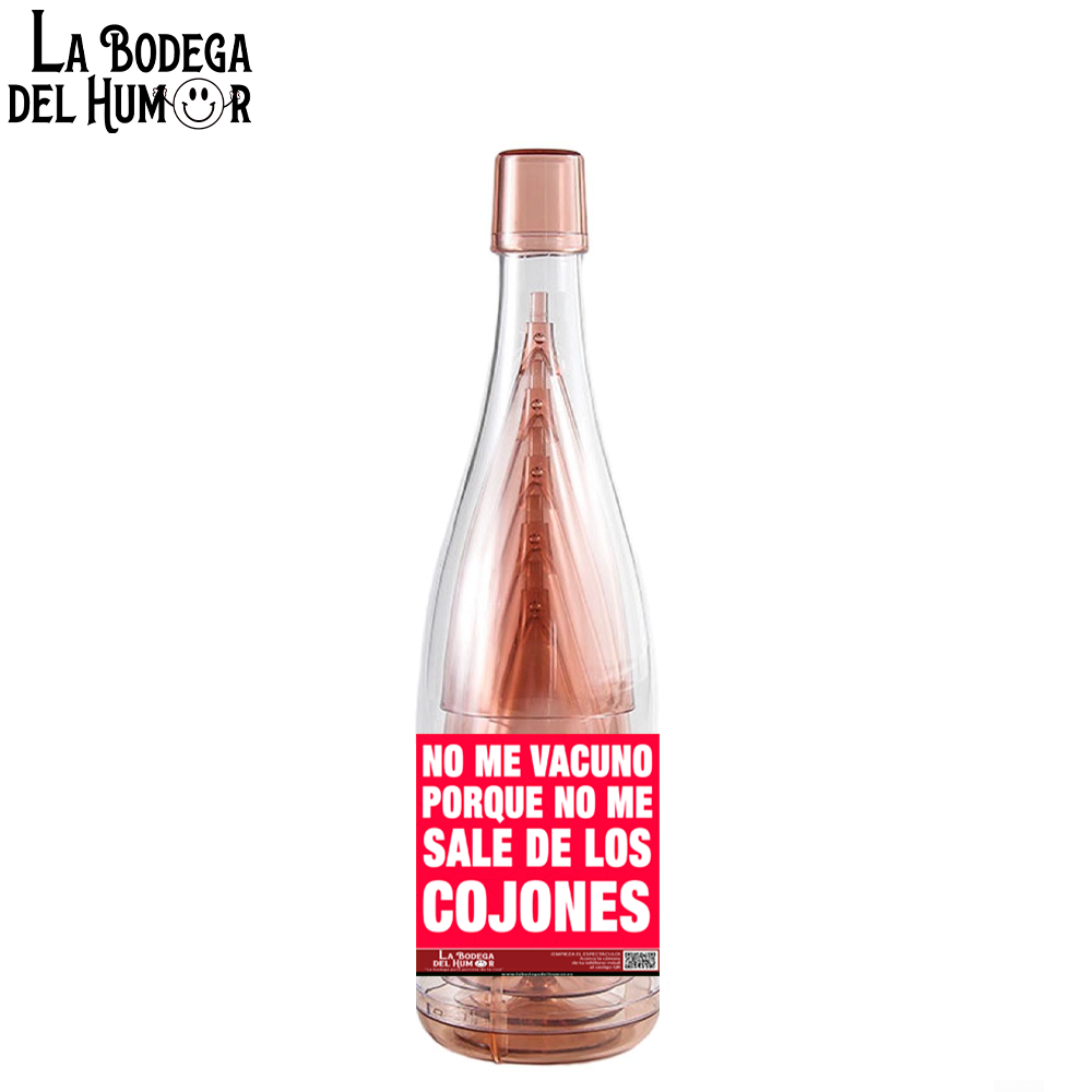 Kit de Vasitos Chupito "No me vacuno porque no me sale de los cojones" 6u