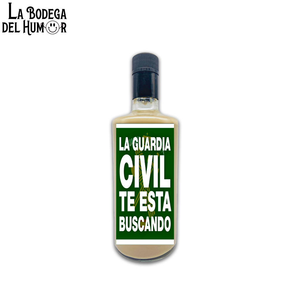 Licor de Café "La Guardia Civil te está buscando" 70cl