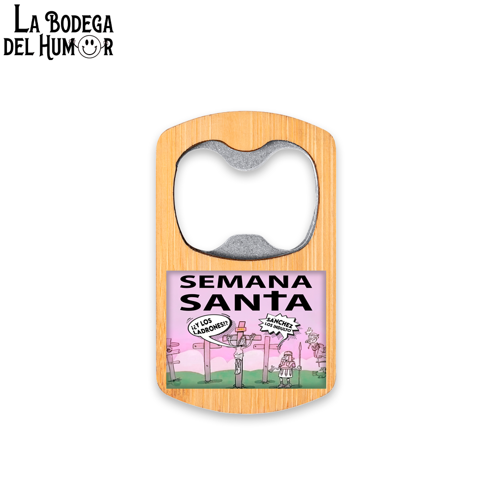 Abrebotellas Metálico "Semana Santa Sánchez" Tipo 1