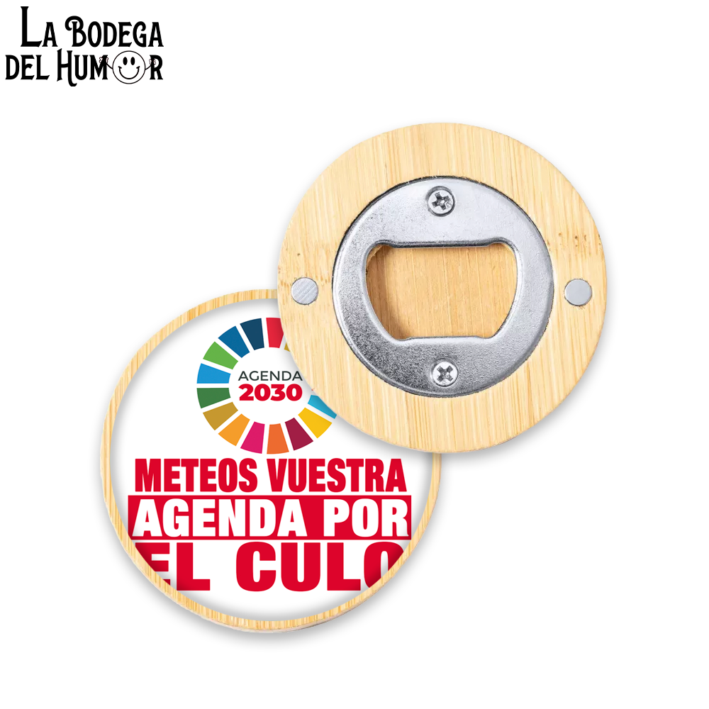 Abrebotellas Diseño "Agenda 2030" Tipo 2