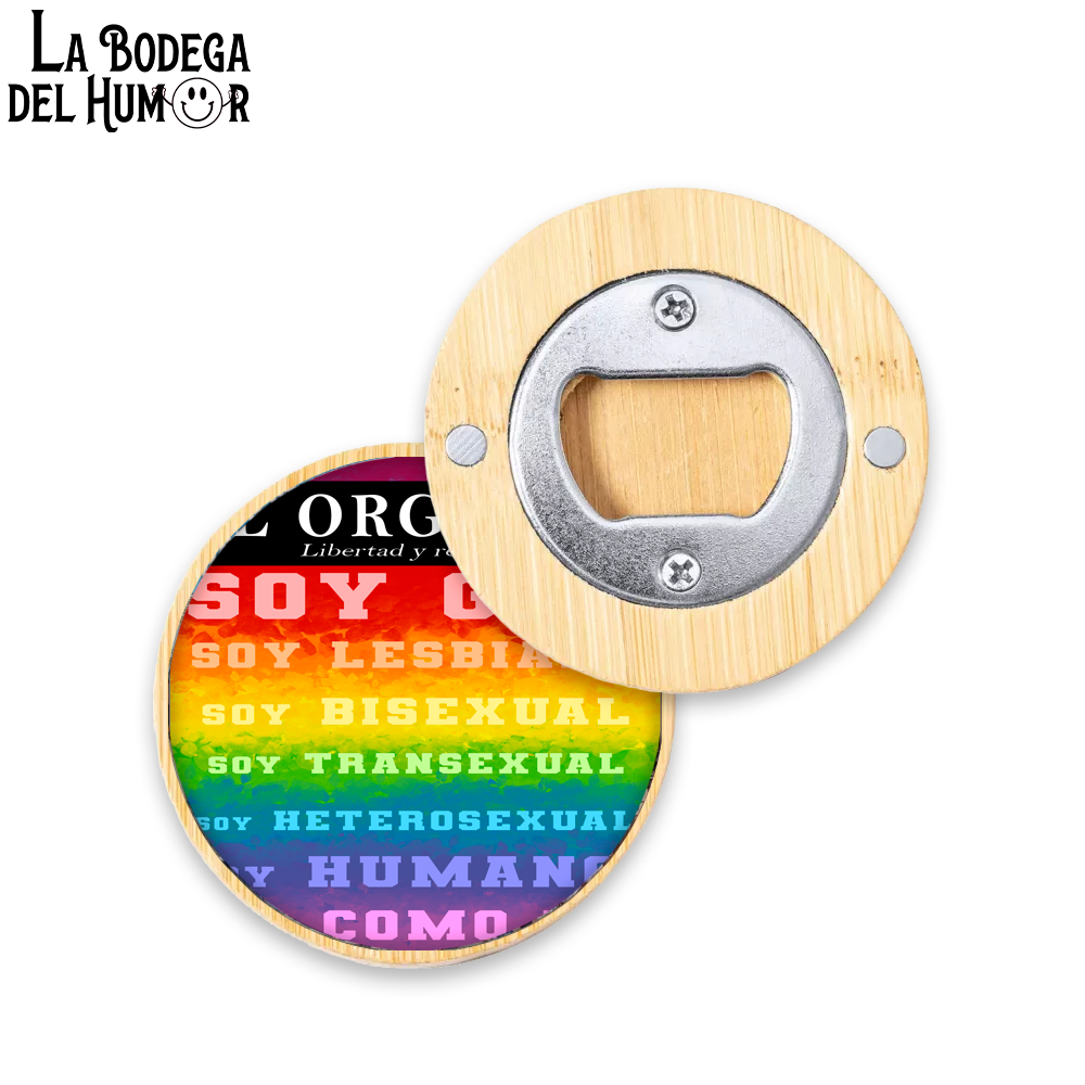 Abrebotellas Diseño "Soy Gay" Tipo 2
