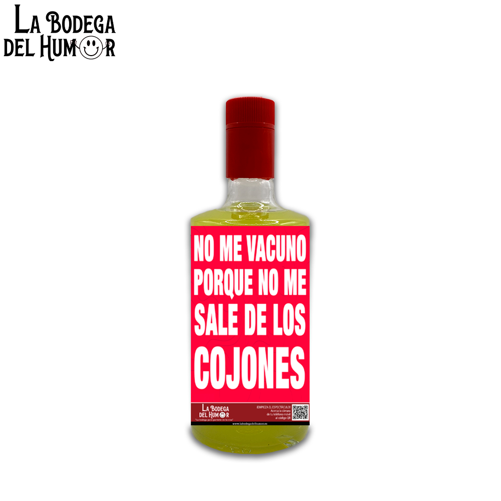 Limoncello "No me vacuno porque no me sale de los cojones" 50cl