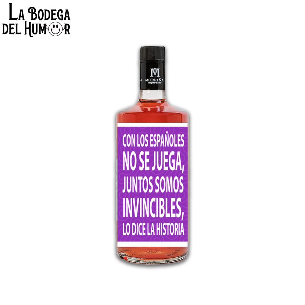 Pacharán "Con los españoles no se juega" 70cl
