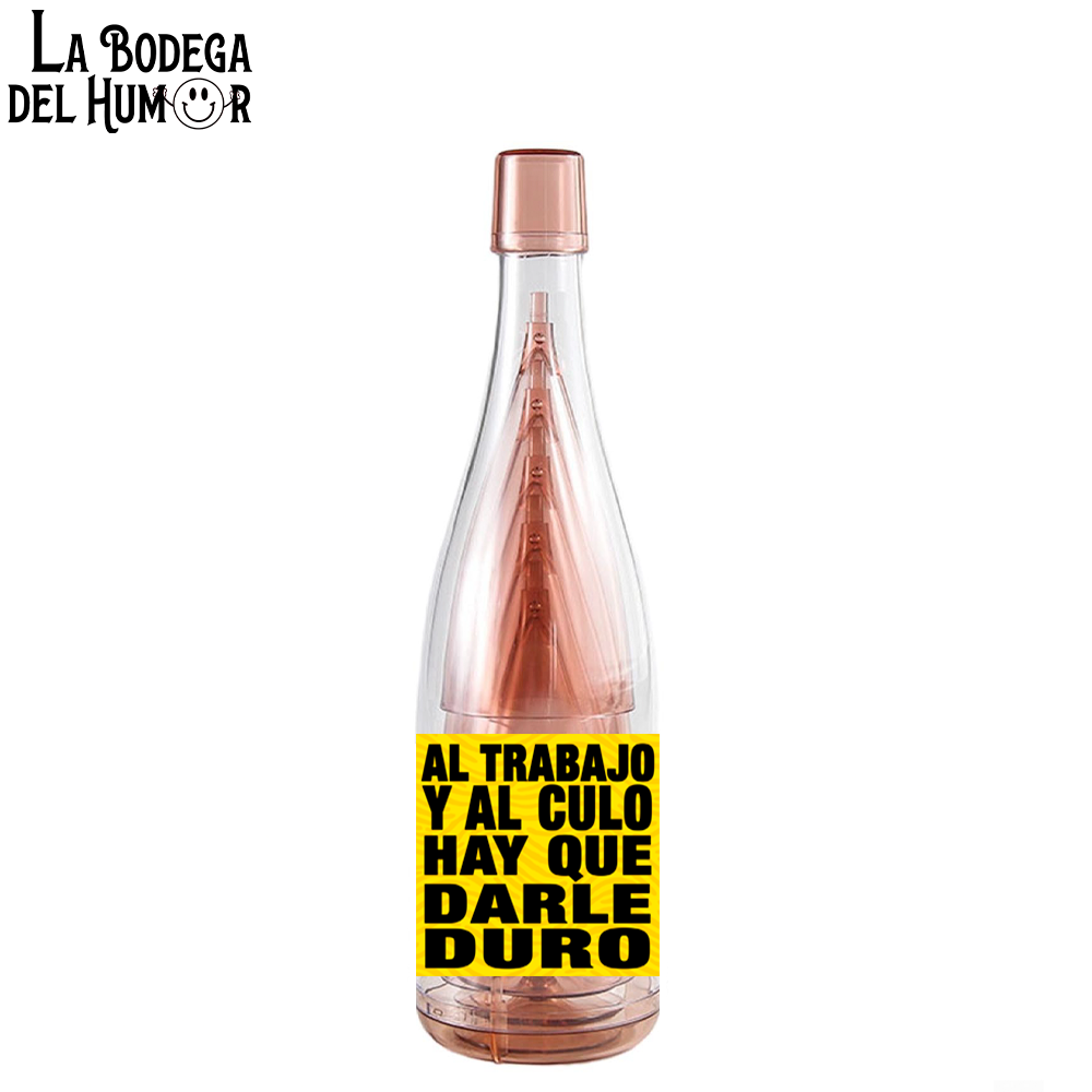 Kit de Vasitos Chupito "Hay que darle duro al trabajo" 6u