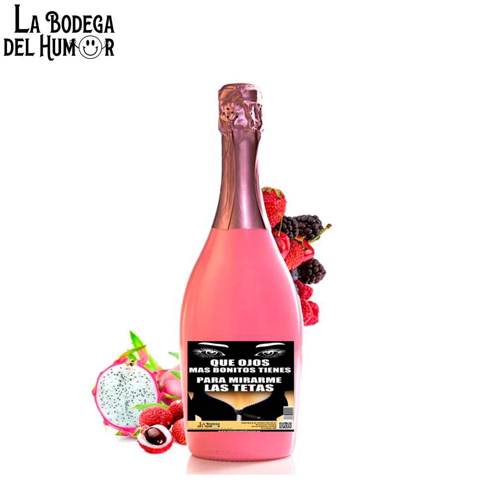 Botella de Champin "Qué ojos más bonitos tienes" 750ml
