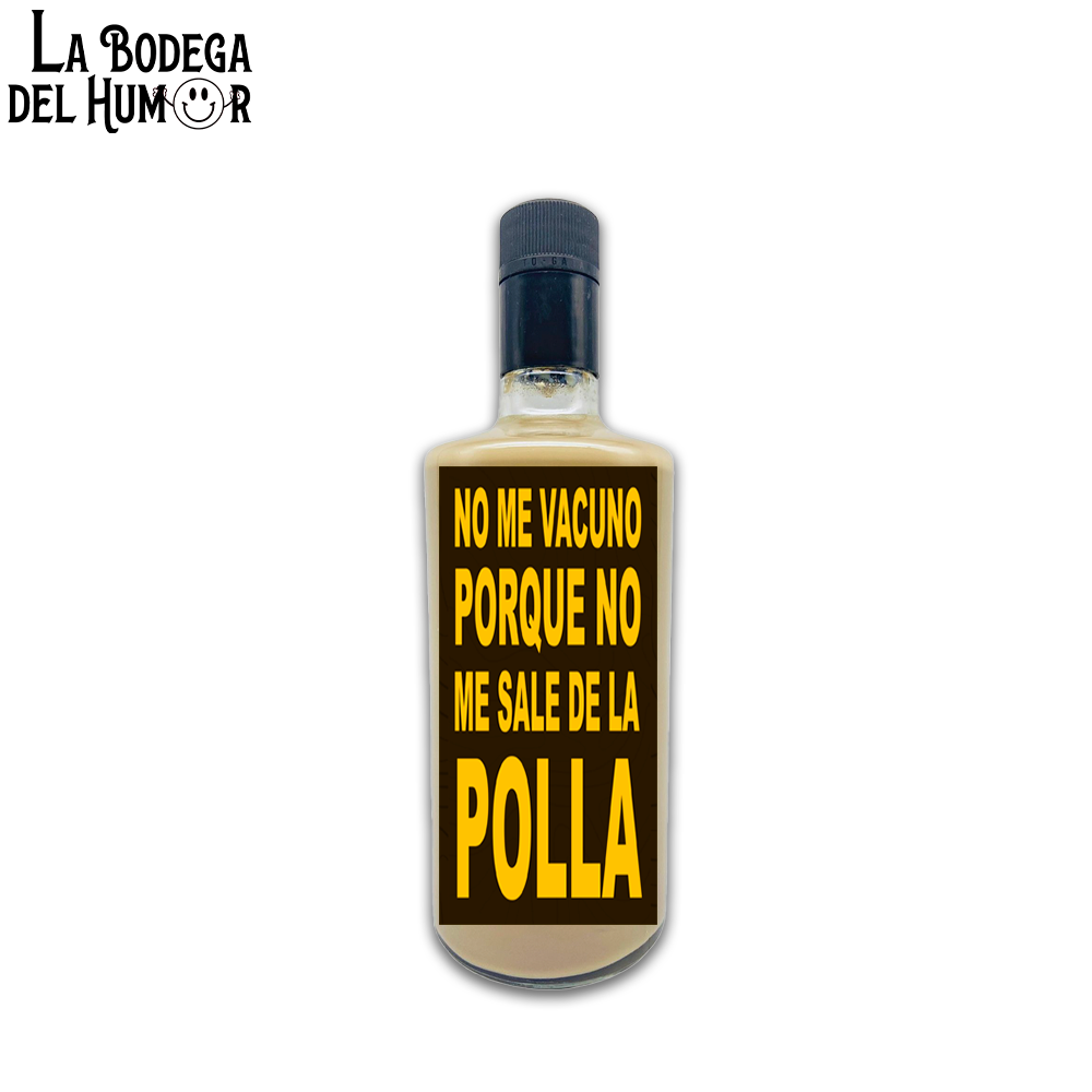 Licor de Café "No me vacuno porque no me sale de la polla" 70cl