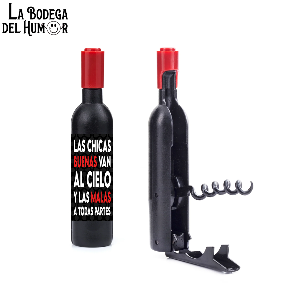 Sacacorchos Clásico "Las chicas buenas y malas"