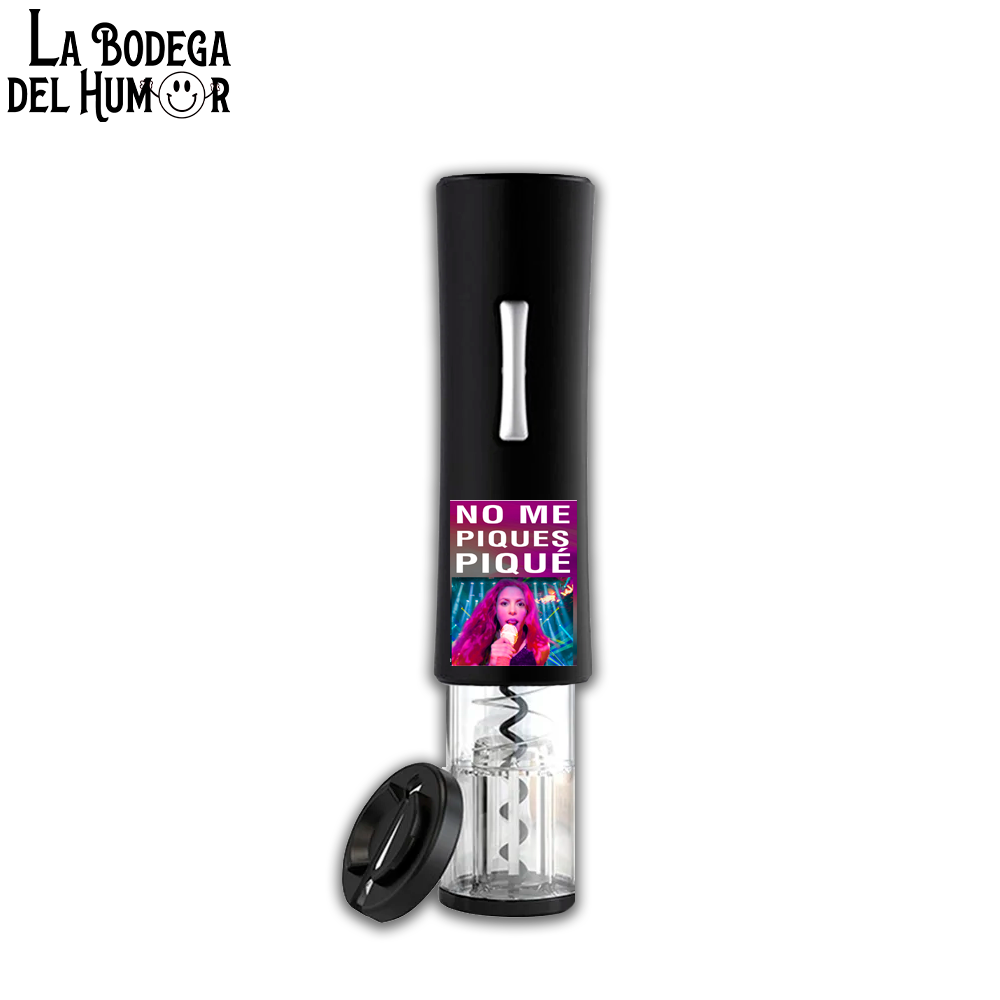 Sacacorchos Eléctrico Negro "Shakira"