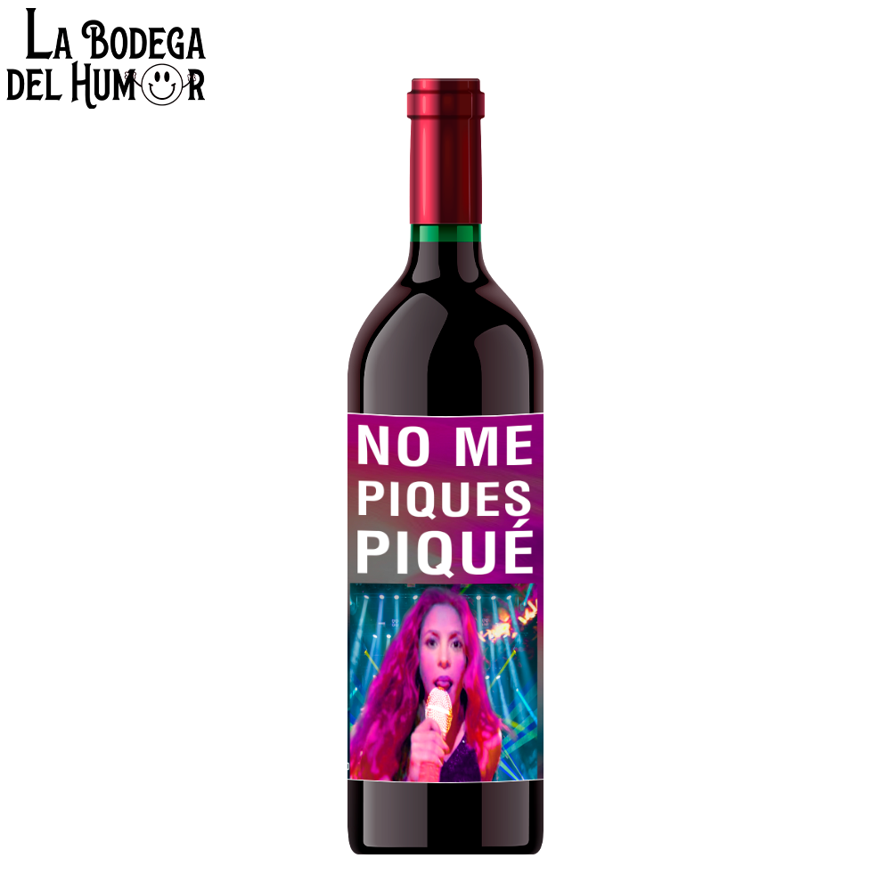 Botella de Vino "Shakira"