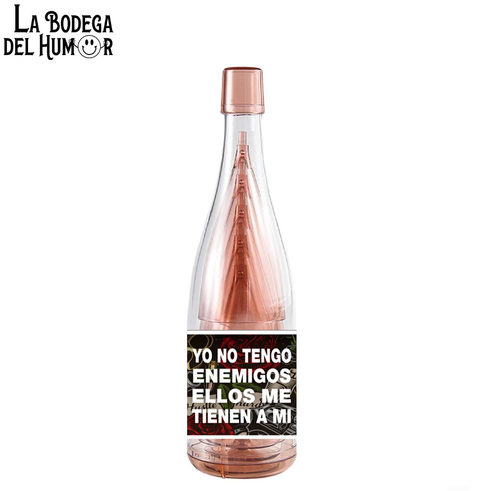 Kit de Vasitos Chupito "Yo no tengo enemigos, ellos me tienen a mí" 6u