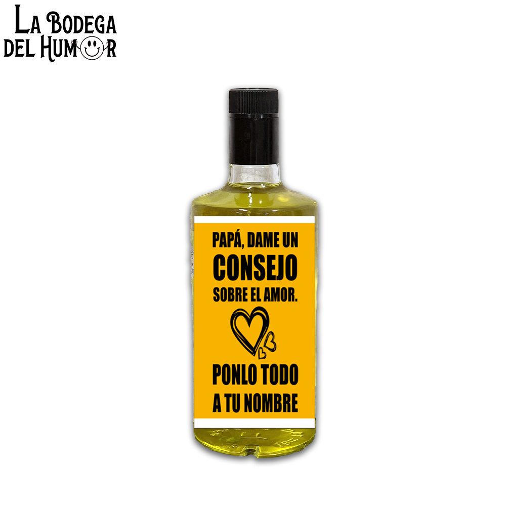 Licor de Hierbas "Papá, dame un consejo sobre el amor" 70cl