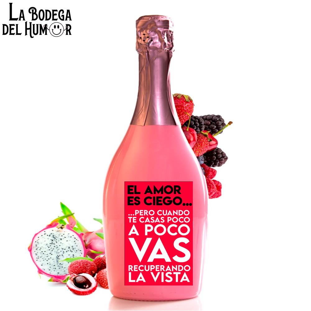 Botella de Champin "Amor Ciego" 750ml