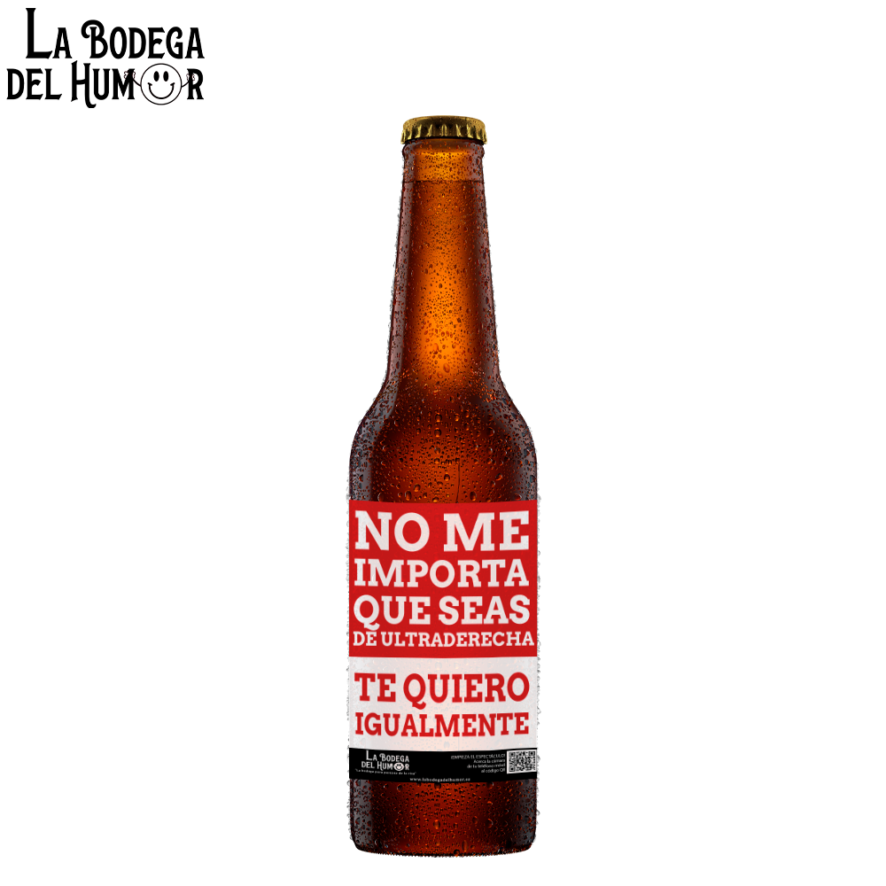Cerveza Artesana "No importa que seas de ultraderecha" 33cl