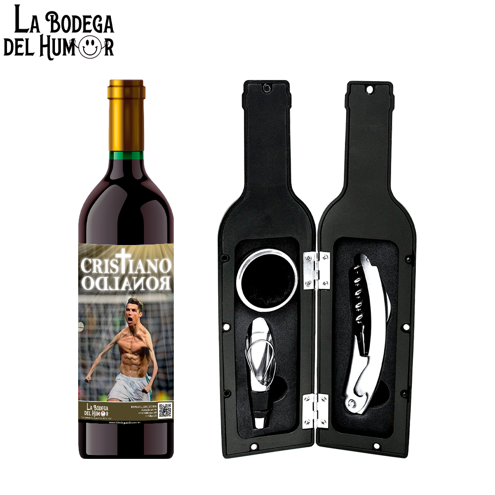 Kit Sacacorchos Premium "Cristiano Ronaldo"