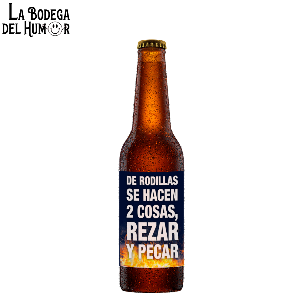 Cerveza Artesana "De rodillas se hacen 2 cosas" 33cl