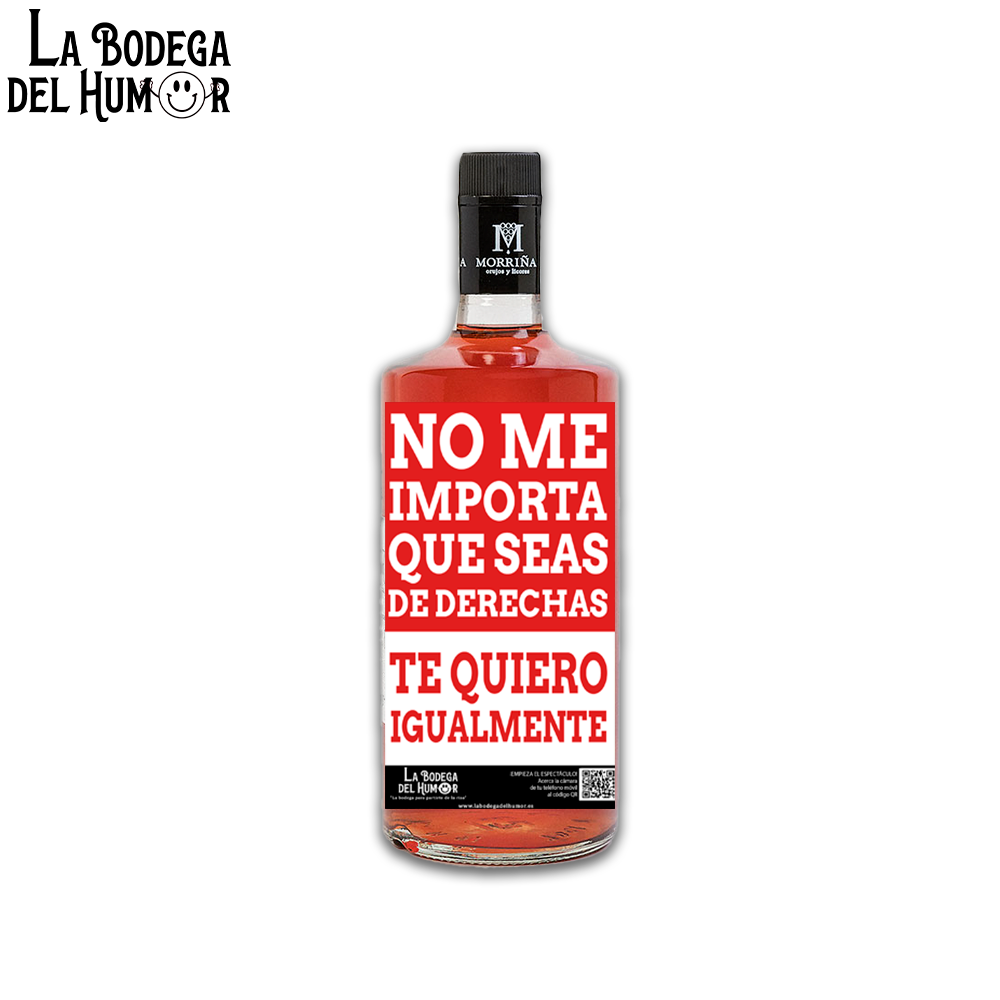 Pacharán "No me importa que seas de derecha" 70cl
