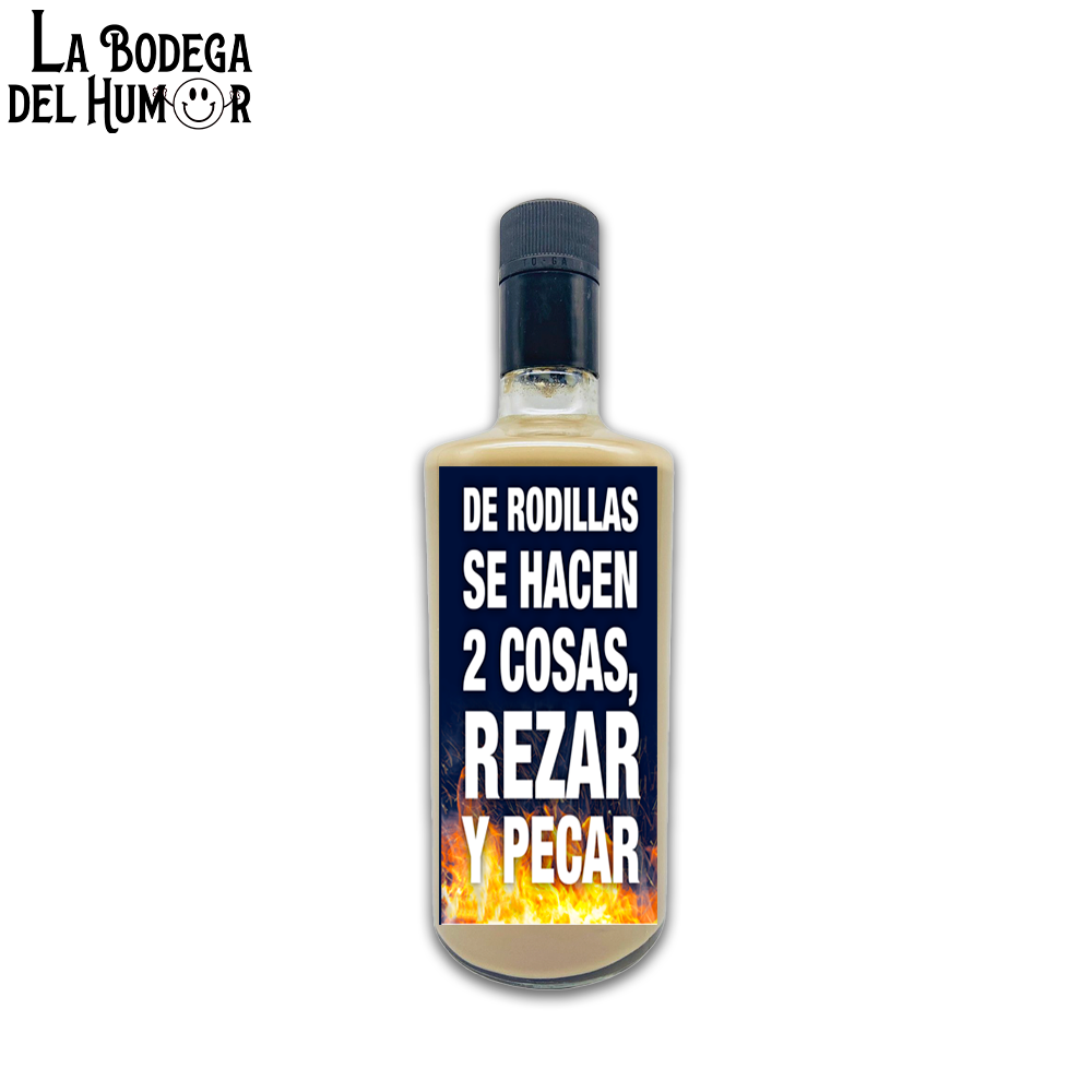 Licor de Café "De rodillas se hacen 2 cosas" 70cl
