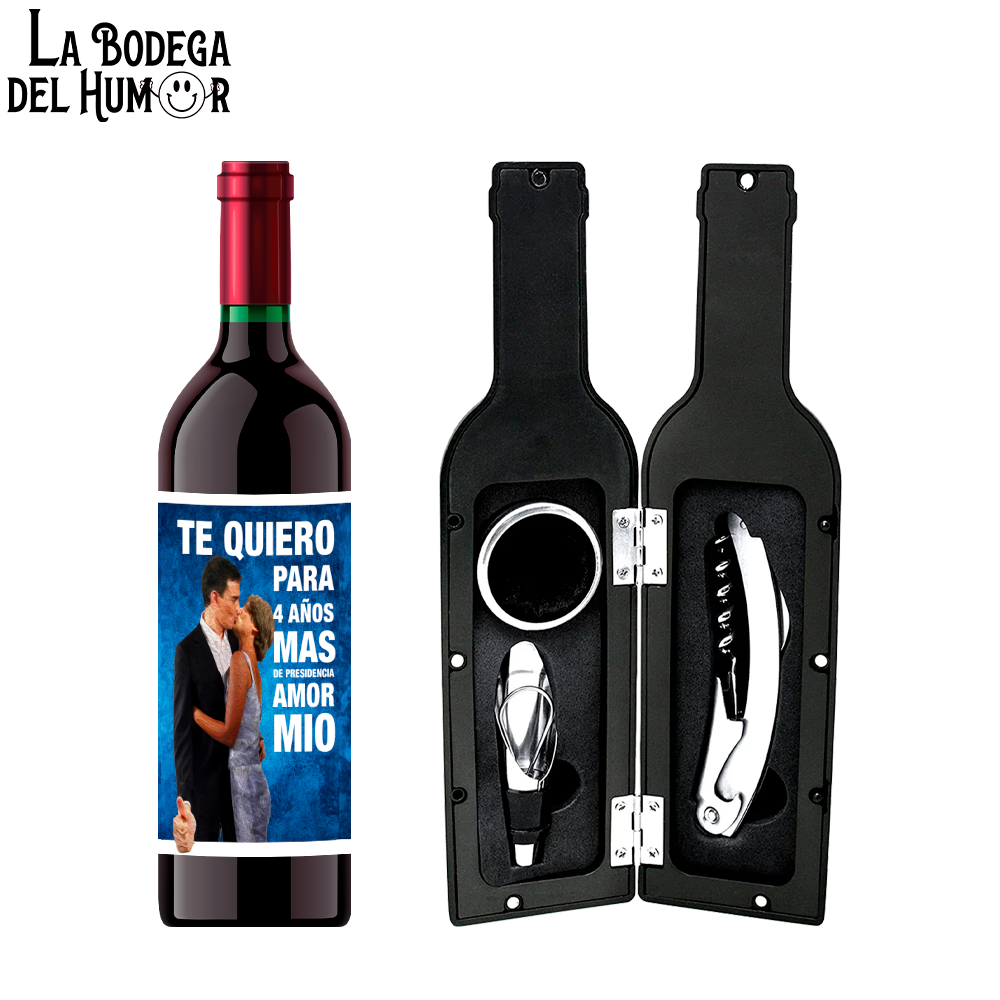 Kit Sacacorchos Premium "Sánchez Kiss"