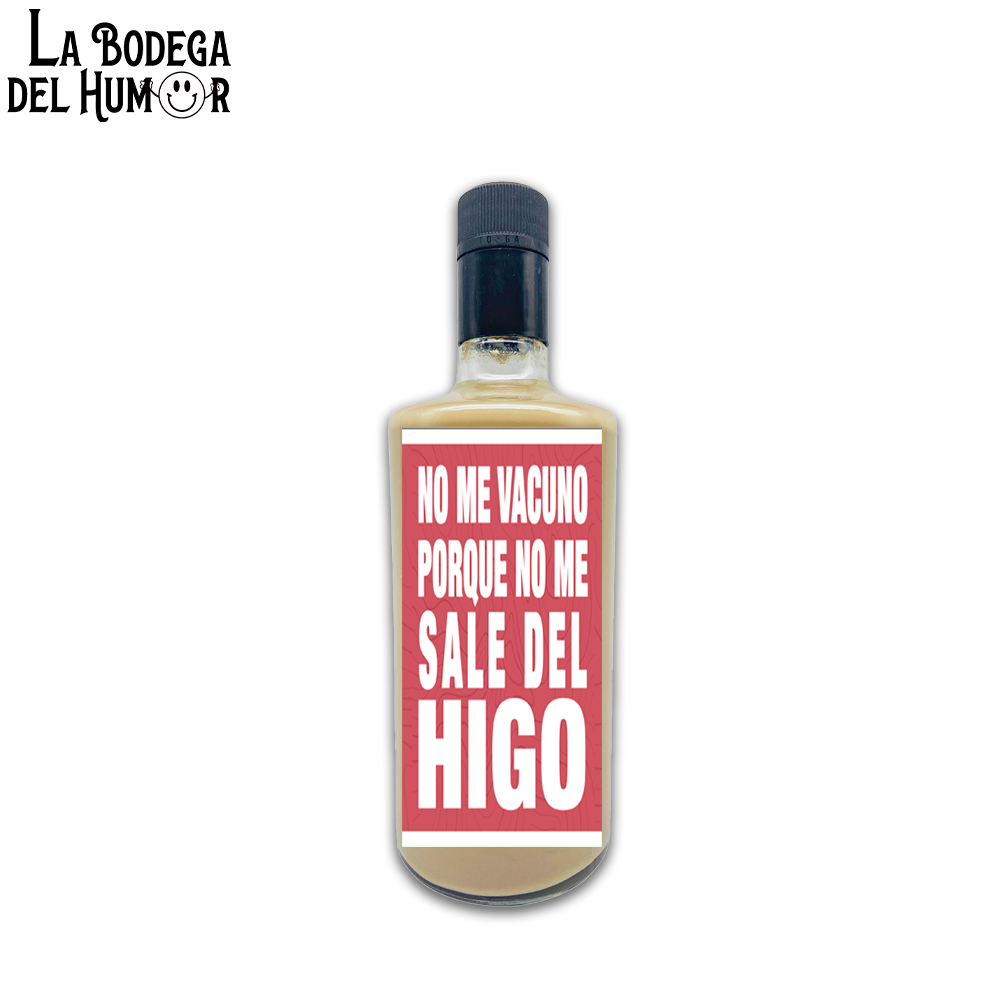 Licor de Café "No me vacuno porque no me sale del higo" 70cl