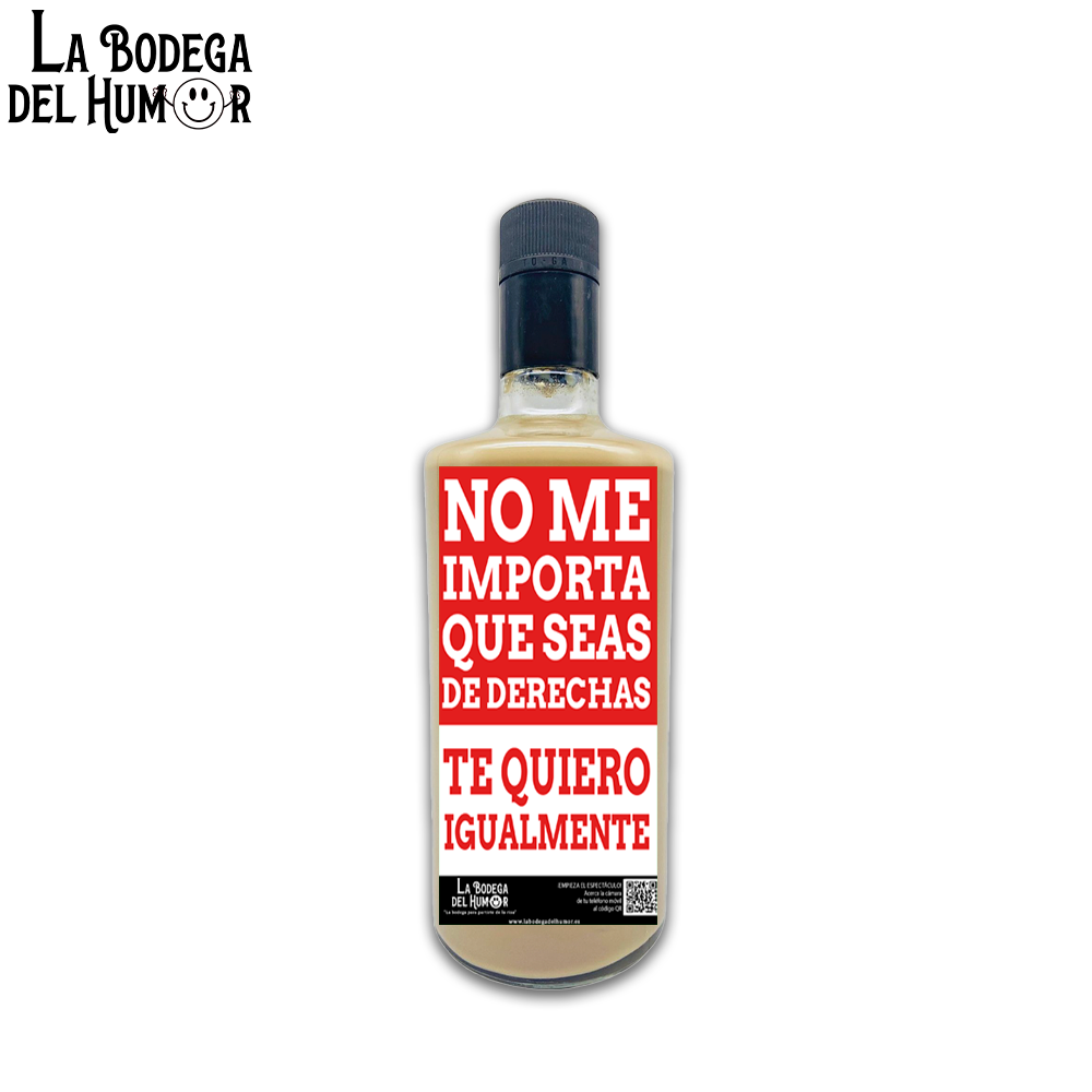 Licor de Café "No me importa que seas de derecha" 70cl