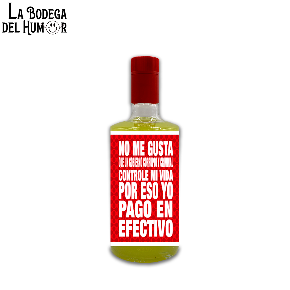 Limoncello "Por eso yo pago en Efectivo" 50cl