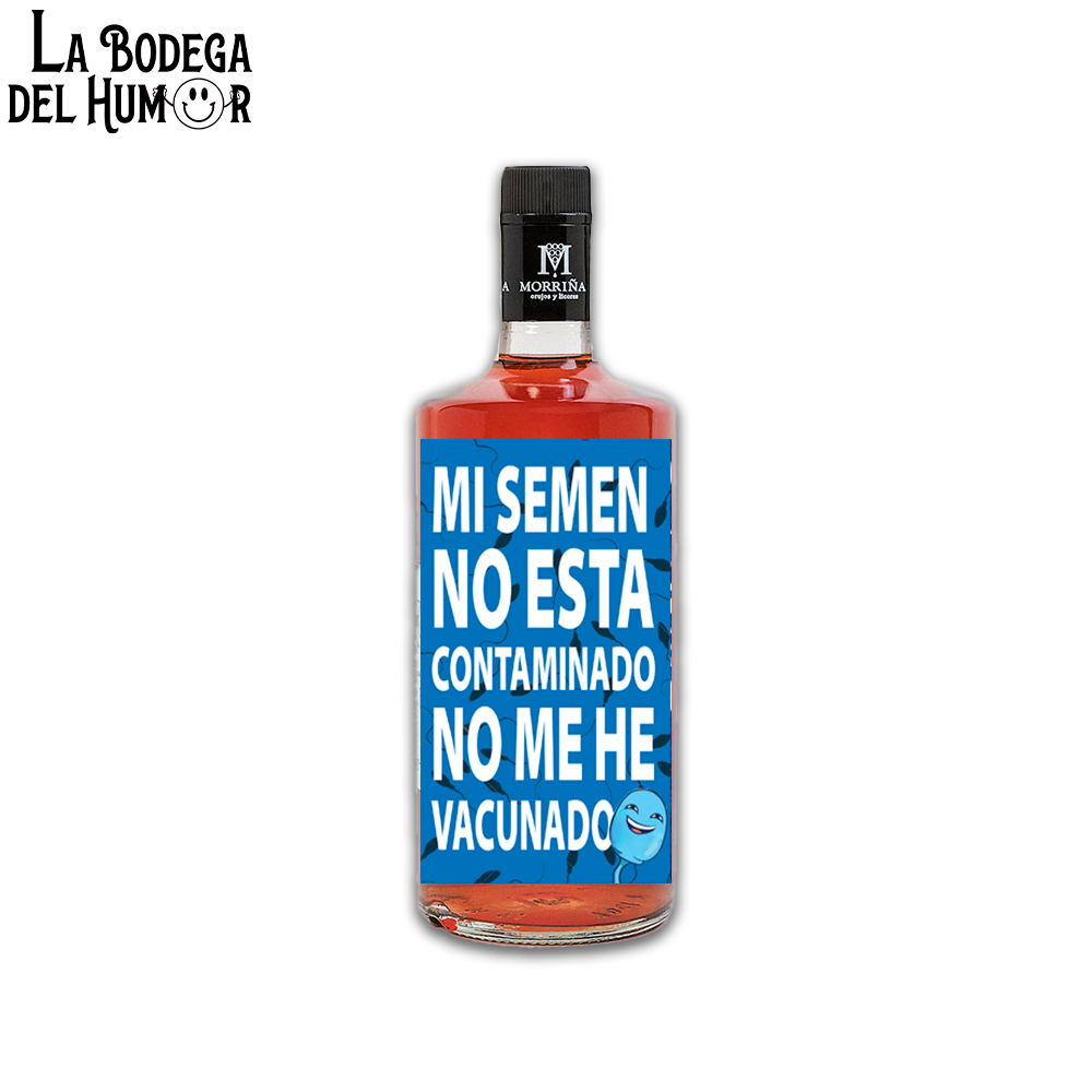 Pacharán "Mi semen no está contaminado" 70cl