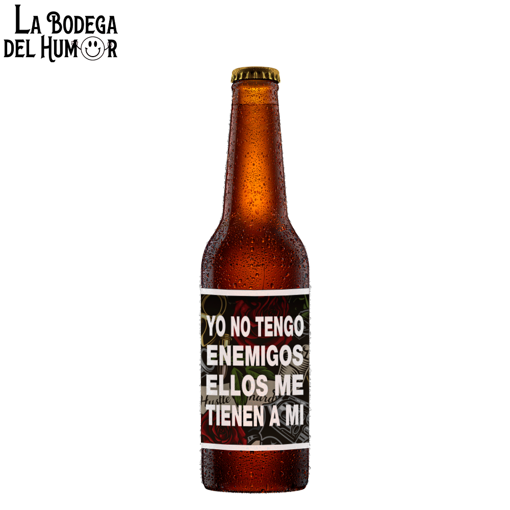 Cerveza Artesana "Yo no tengo enemigos, ellos me tienen a mí" 33cl